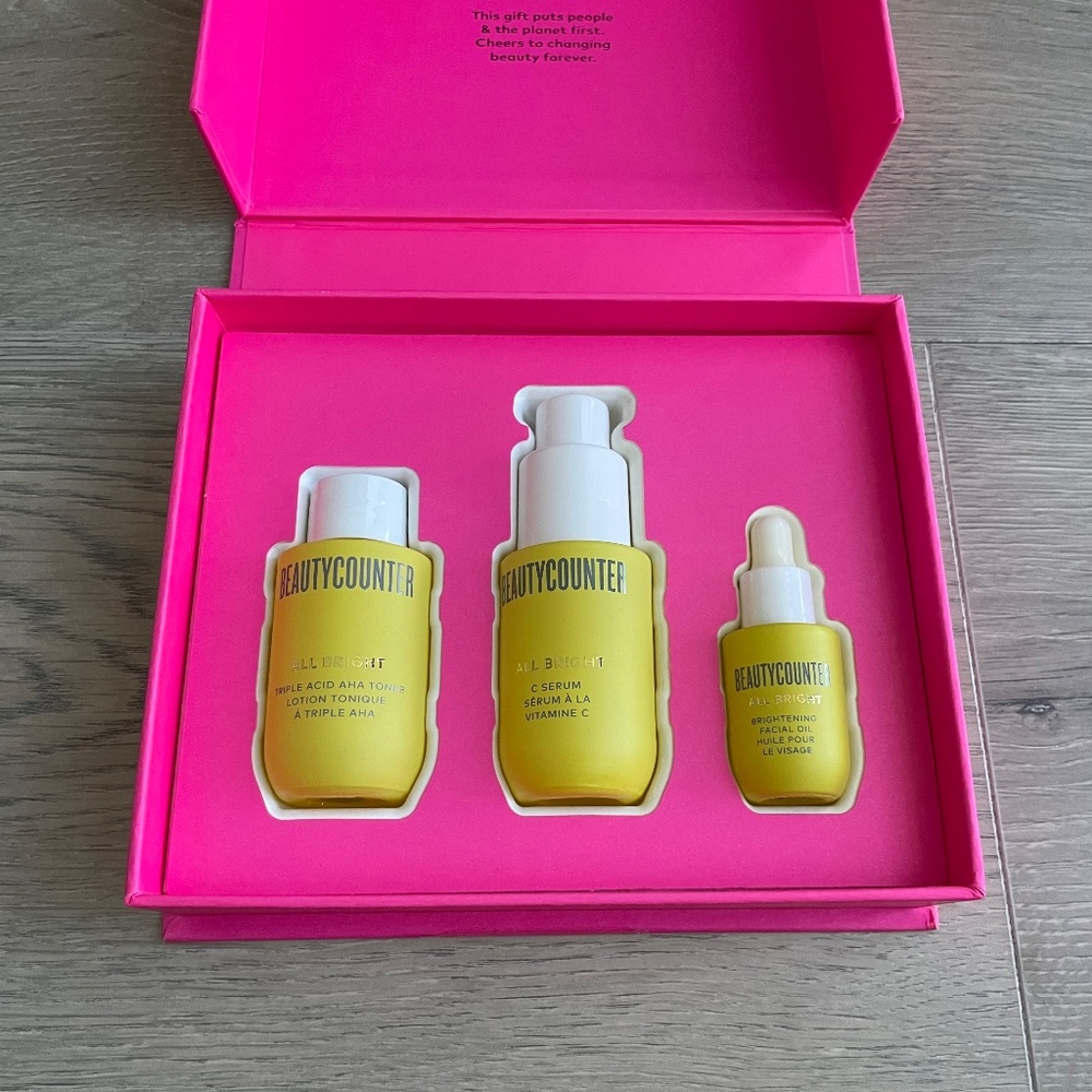 Beautycounter beyond bright minis gift set